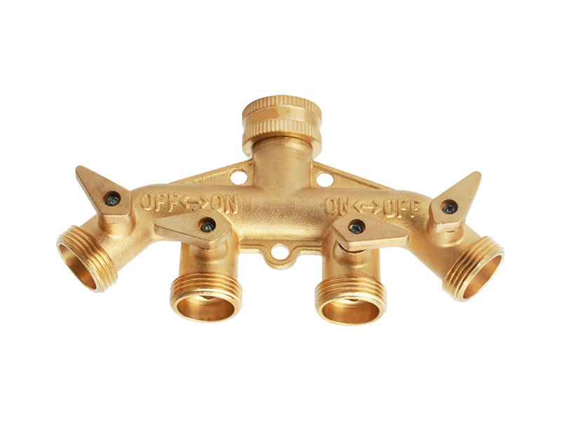 HN3161 4-Way Brass Shut-Off